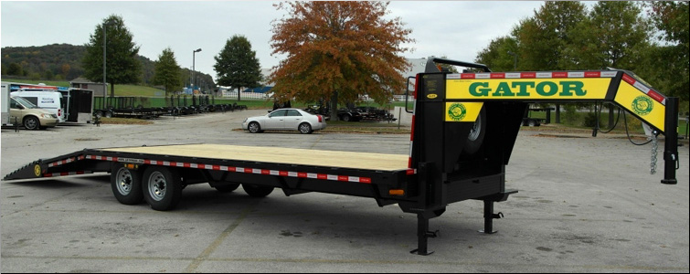 Gooseneck flat bed trailer for sale14k  Edgecombe County, North Carolina